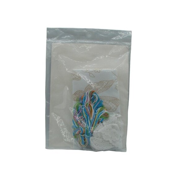 Golden Bee Quik-Cross Stamped Cross Stitch Butterflies Pillow Cover 20176 kit - Picture 5 of 7